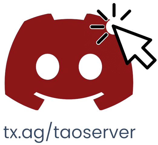 red discord button with cursor